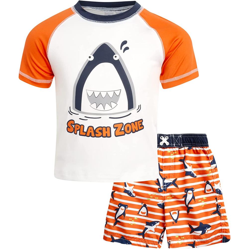 Wippette Kids 2T-4T 2 Piece UPF 50+ Rashguard Set