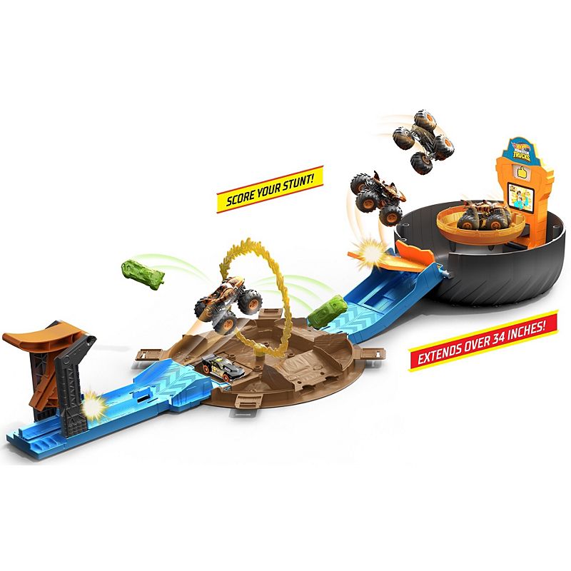 Mattel Hot Wheels Monster Trucks Stunt Tire Play Set