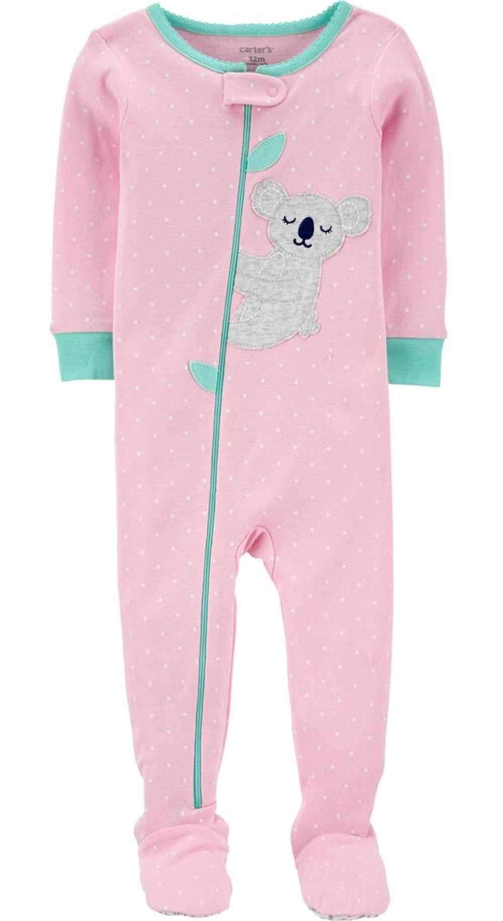 Carters Girls 12-24 Months Koala Footie Sleeper