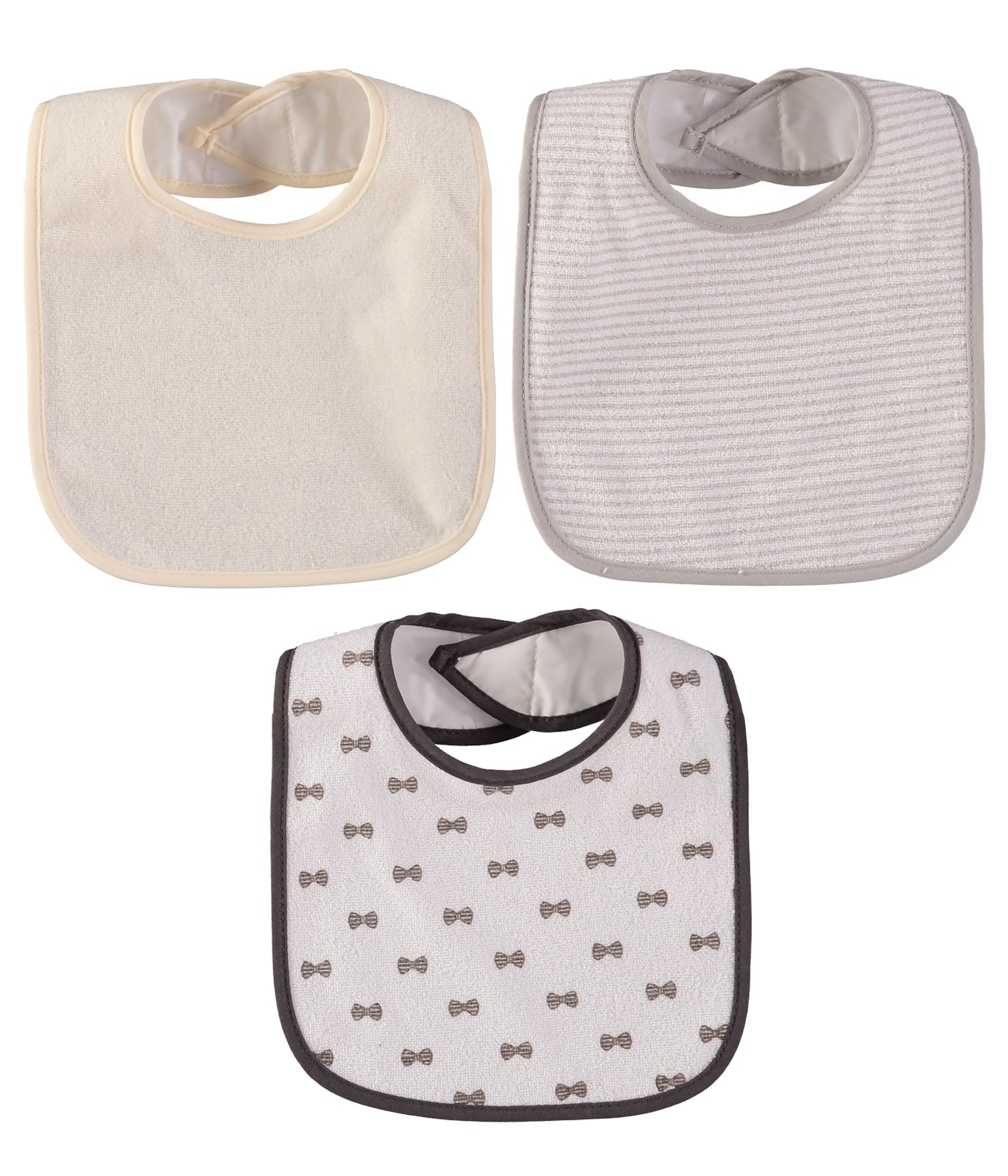 Bon Bebe Baby Boys 7-Pack Bibs with Waterproof Backing