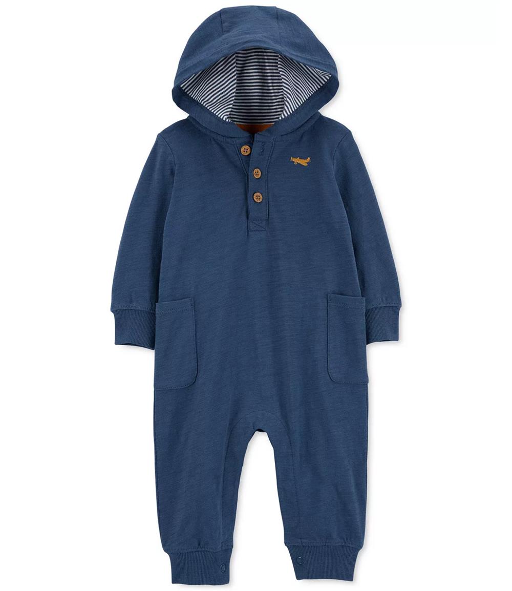 Carters Boys 0-24 Months Long Sleeve Jumpsuit