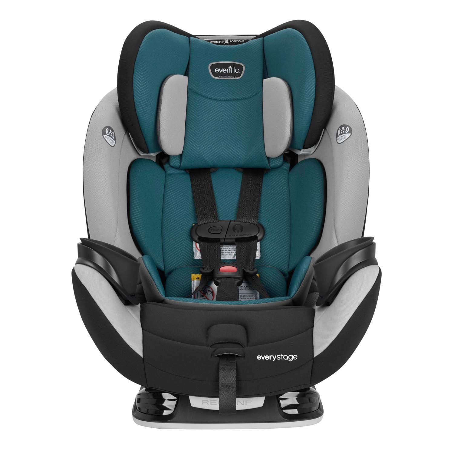 Evenflo EveryStage LX All-in-One Car Seat, Luna Blue