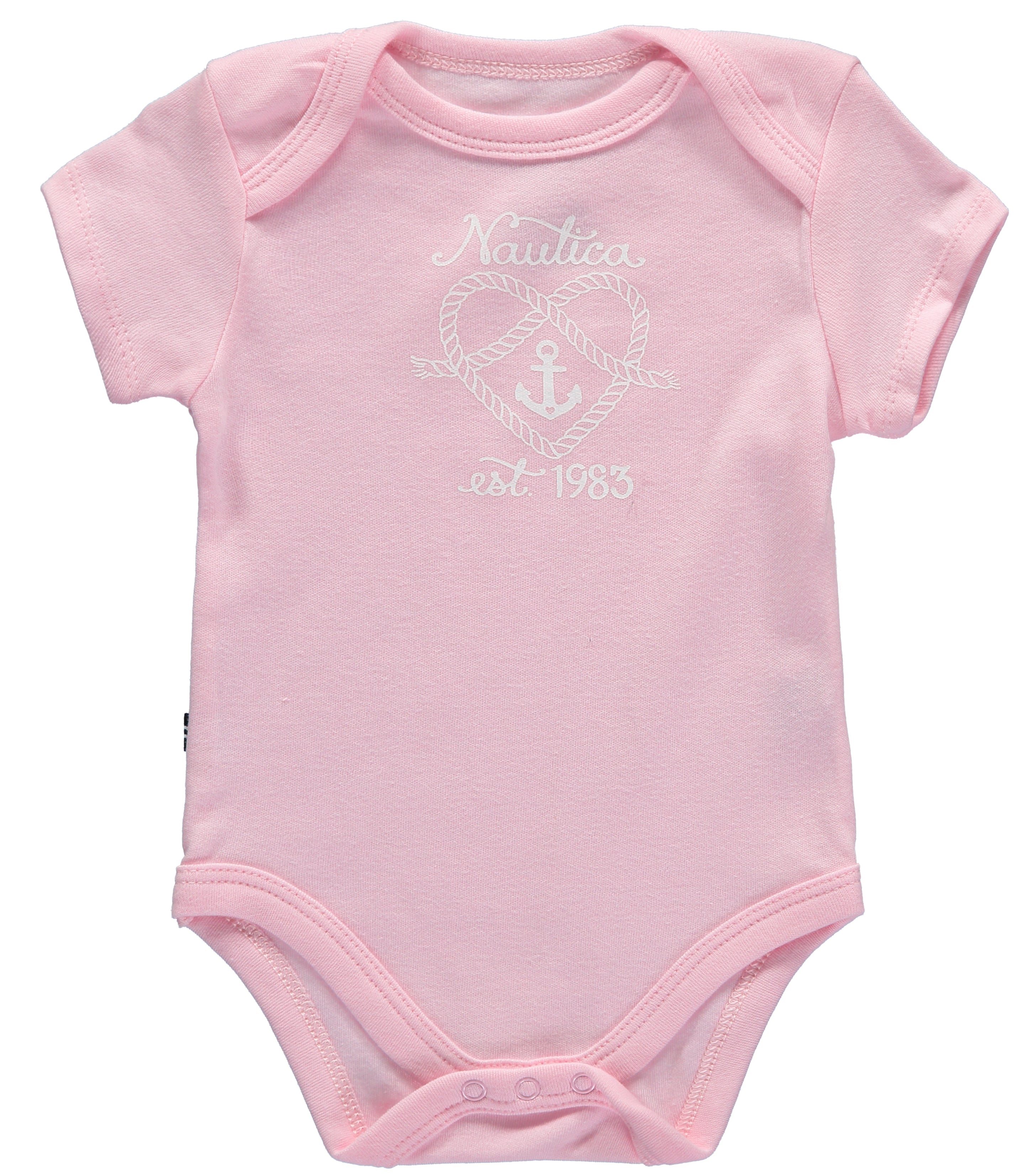 Nautica Girls 0-9 Months 5-Pack Bodysuits