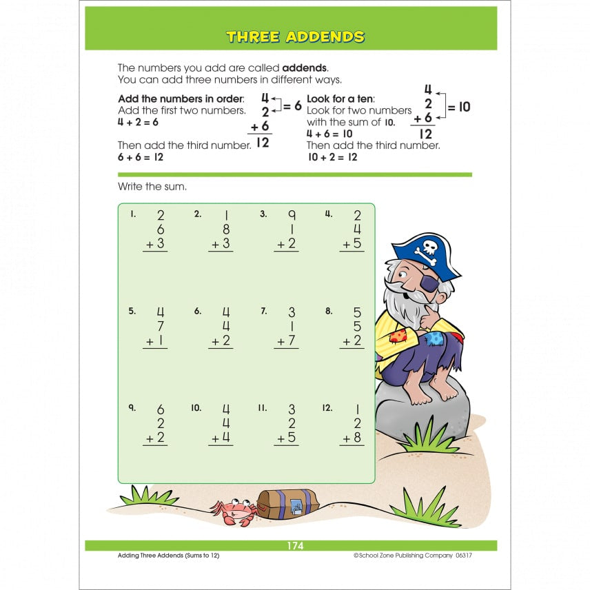 School Zone Big First Grade Workbook