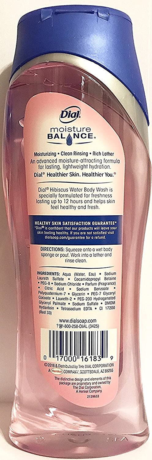 Dial Hibiscus Water Body Wash, 12 fl oz