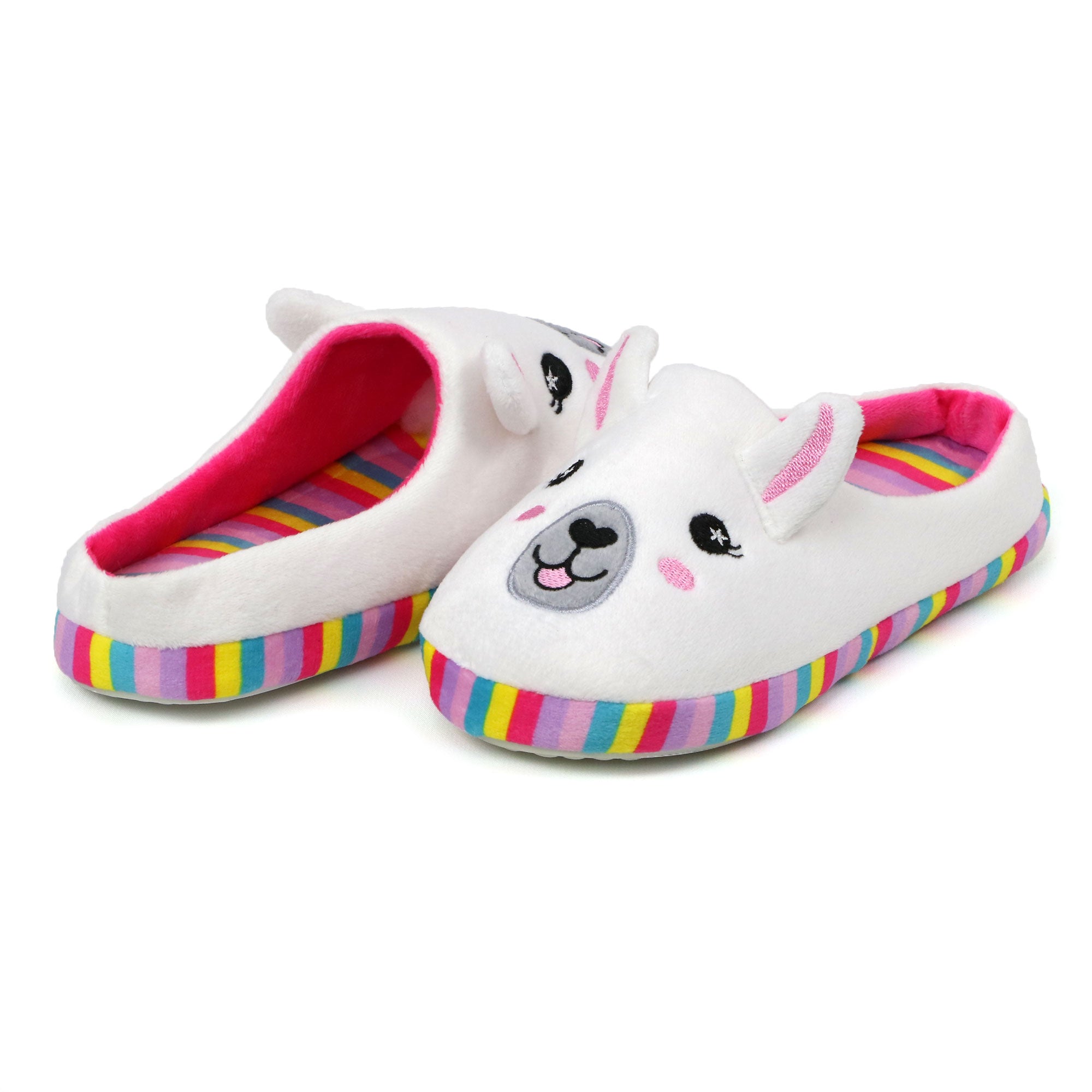 Delias Girl Plush Slip On Animal Slippers