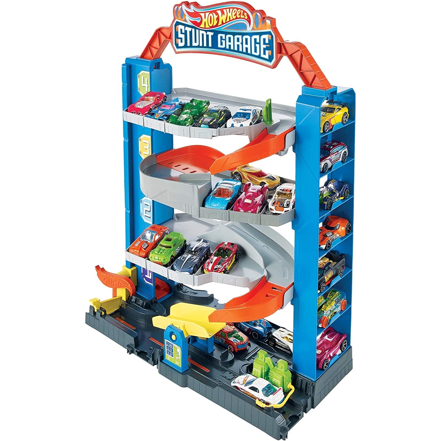 Mattel Hot Wheels City Stunt Garage Play Set