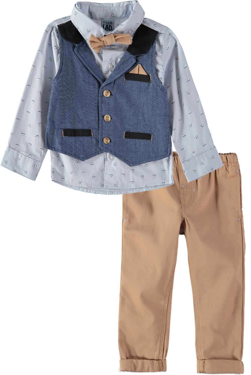 Little Lad Boys 12-24 Months Vested Pant Set