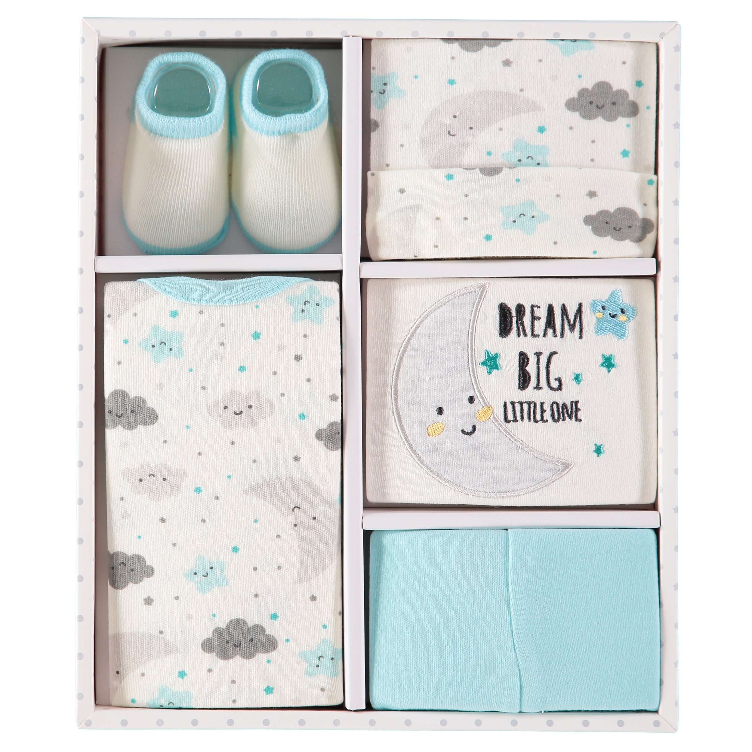 Rene Rofe Baby Boys and Baby Girls 0-9 Months 5-Piece Gift Box Set