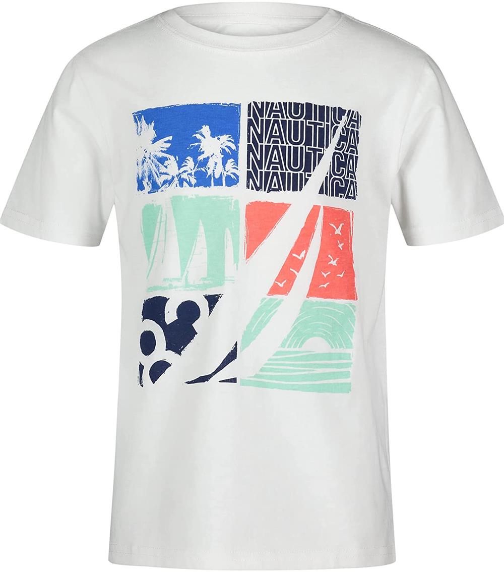 Nautica Boys 4-7 Sail Logo T-Shirt