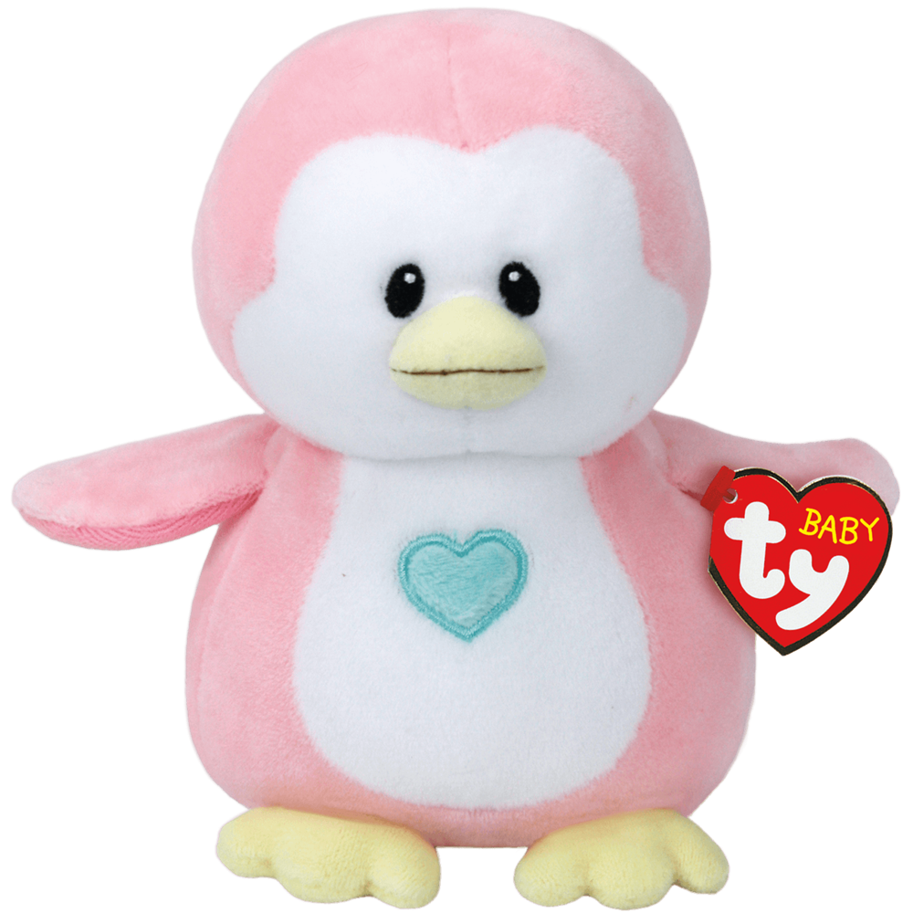 TY Baby Penny Pink Penguin Medium