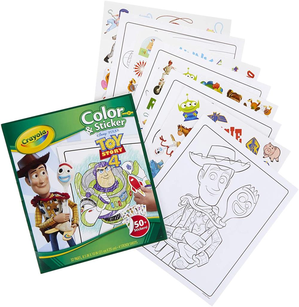 Crayola Toy Story 4 Color Sticker