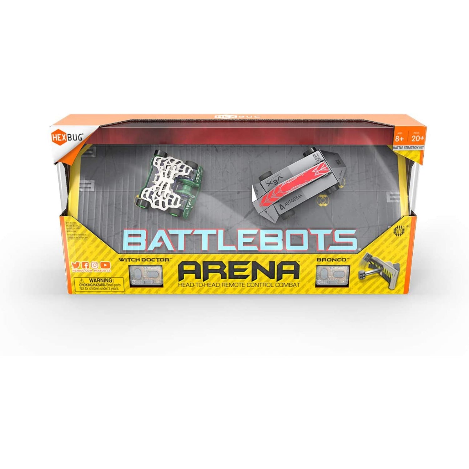 HEXBUG BattleBots Arena Bronco & Witch Doctor