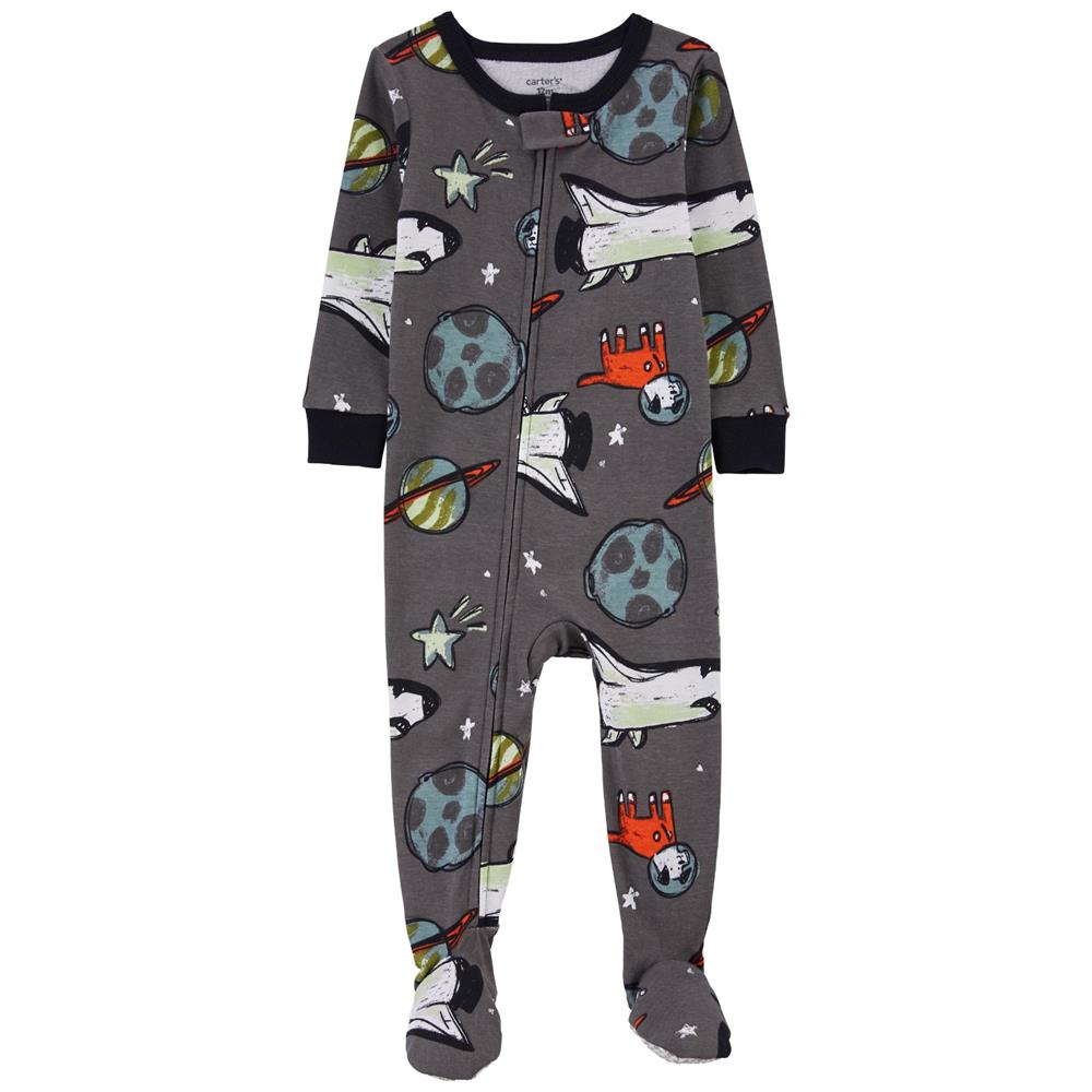 Carters Boys 2T-4T Space Print Sleep & Play