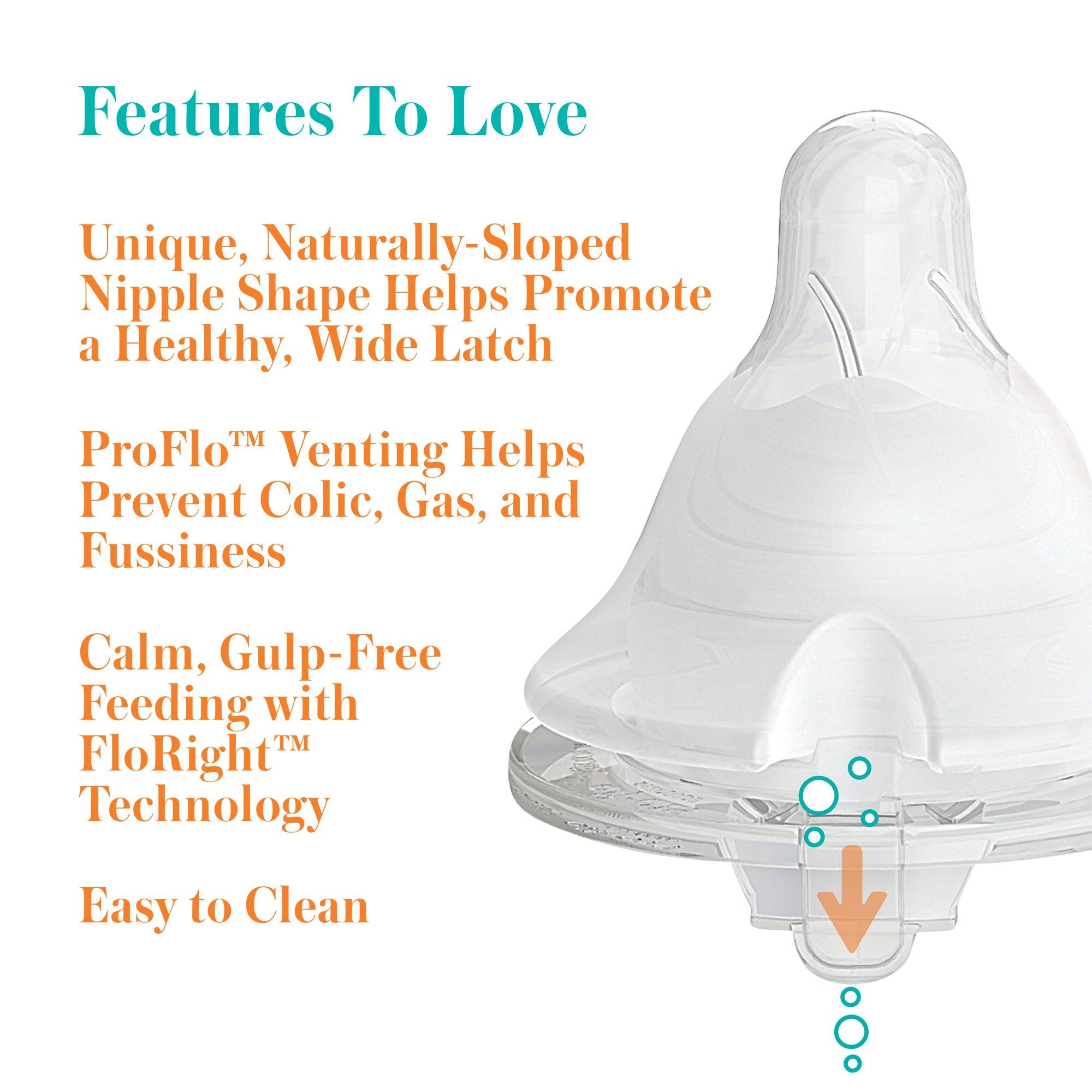 Evenflo Balance+ Wide Neck Baby Bottle - 5oz - 0m+ Slow Flow, 3 Pack