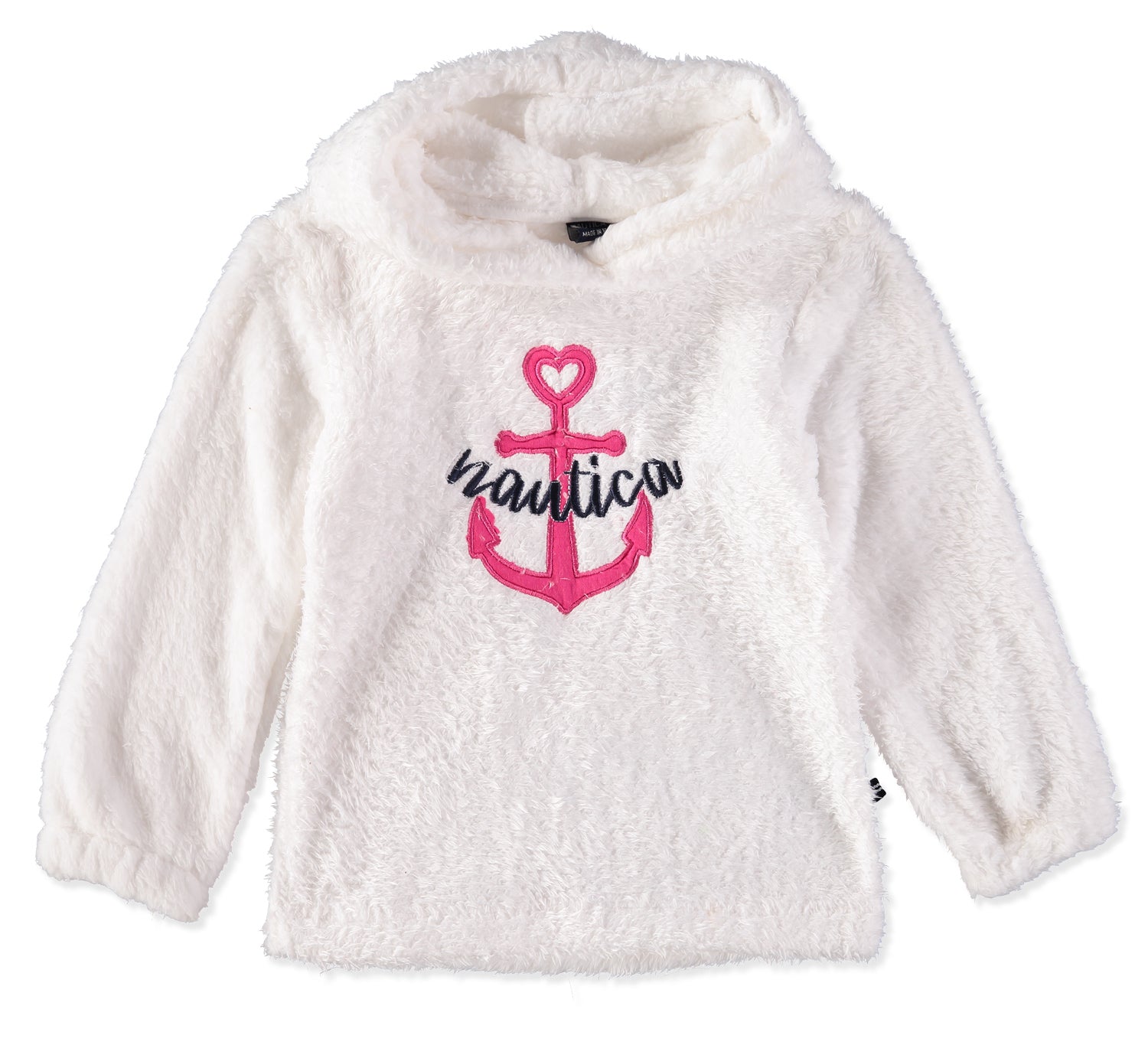 Nautica Girls 2T-4T Faux Fur Anchor Hooded Legging Set