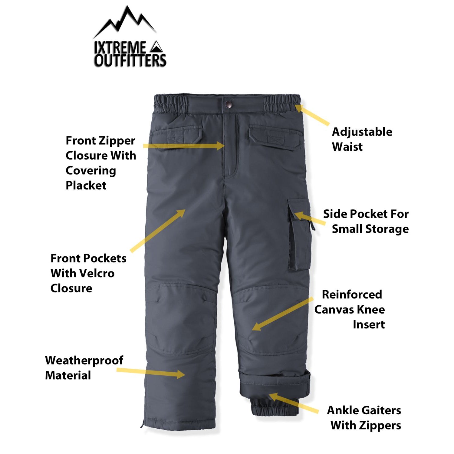 iXtreme Unisex 4-7 Snow Pant