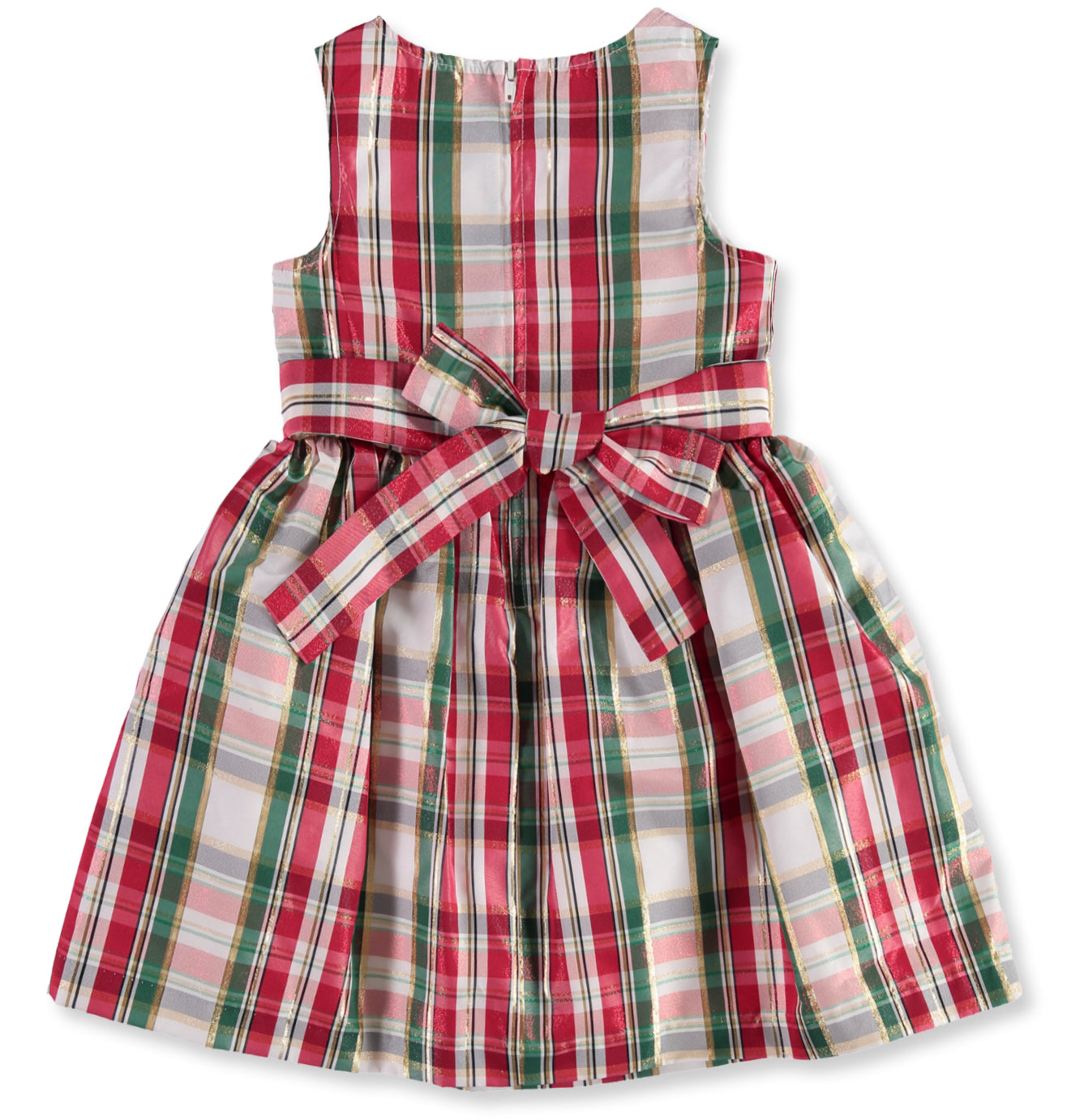 Bonnie Jean Girls 2T-4T Plaid Cardigan Dress