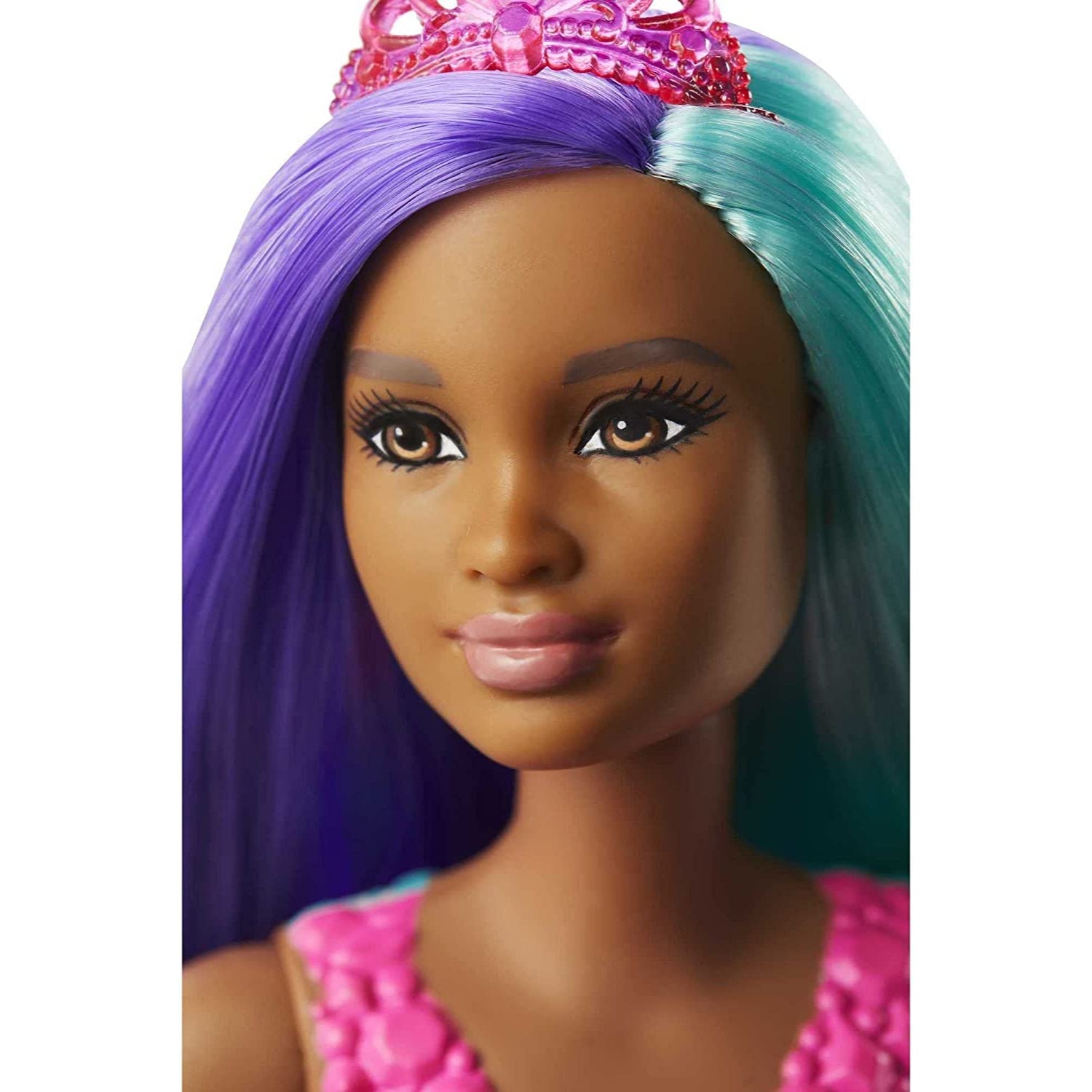 Barbie Dreamtopia Mermaid Doll, 12-inch, Teal and Purple Hair, multi