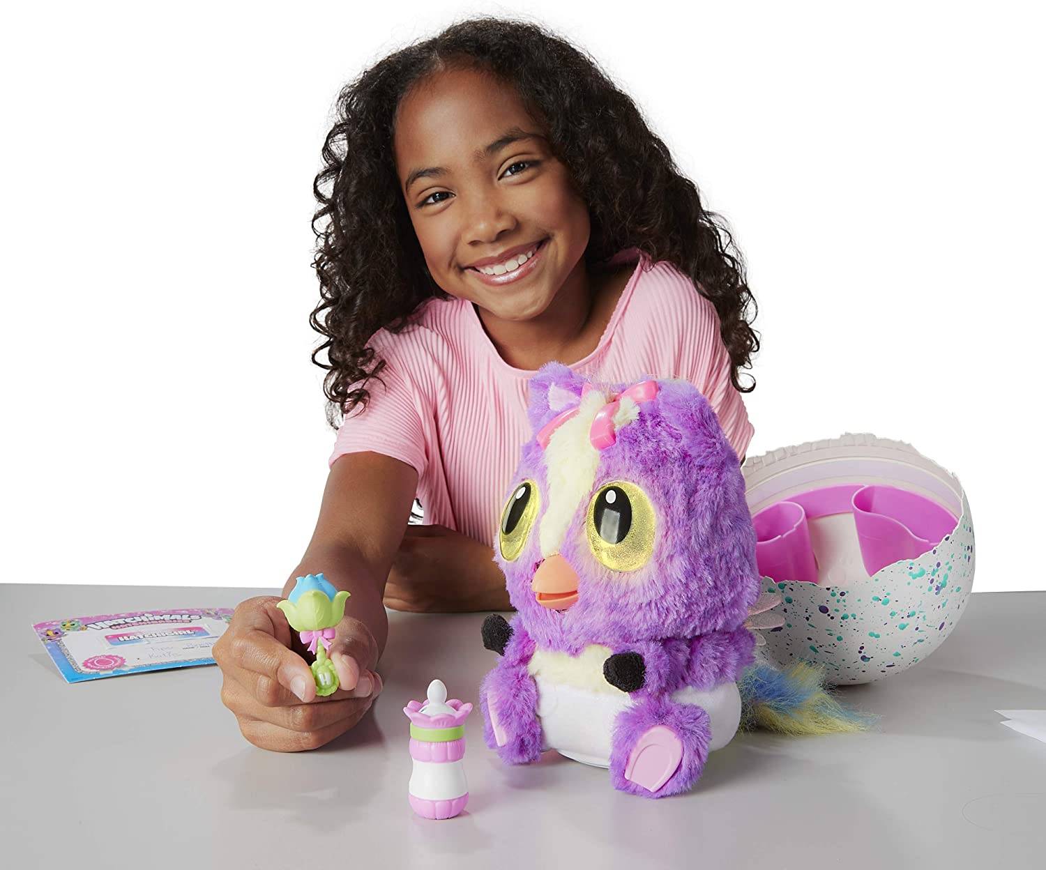 Hatchimals HatchiBabies Ponette, Hatching Egg with Interactive Toy Pet Baby