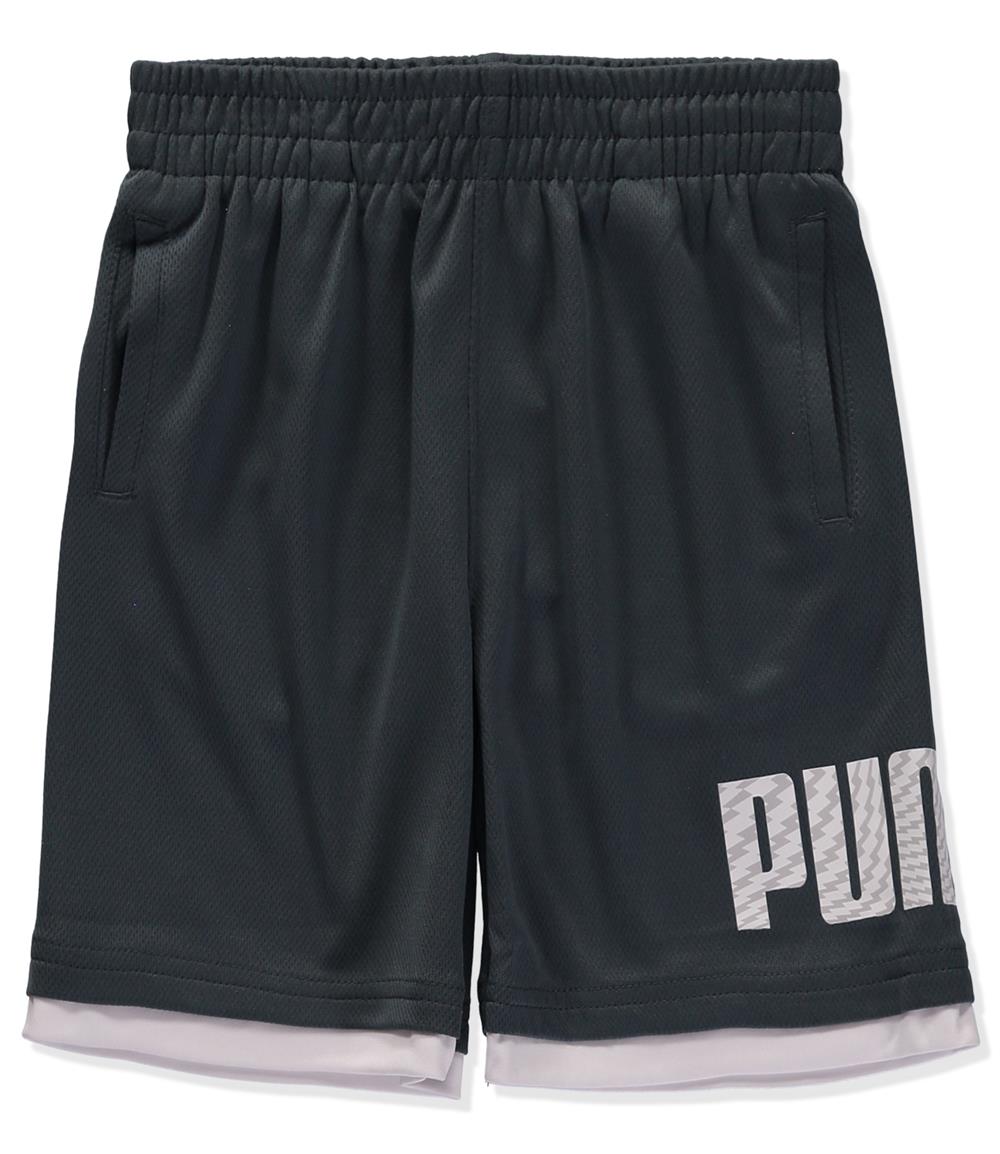 PUMA Boys 4-7 Mesh Short