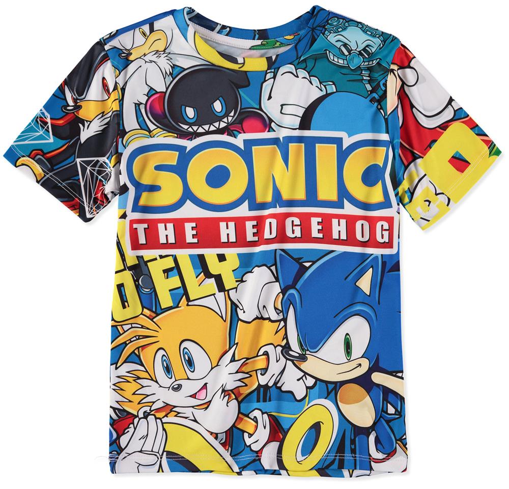 Sonic Boys 4-20 Short Sleeve Sublimation T-Shirt