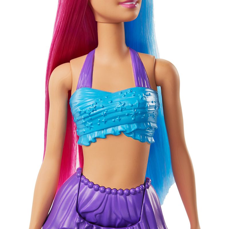 Mattel Barbie Dreamtopia Mermaid Doll, 12-inch, Pink and Blue Hair