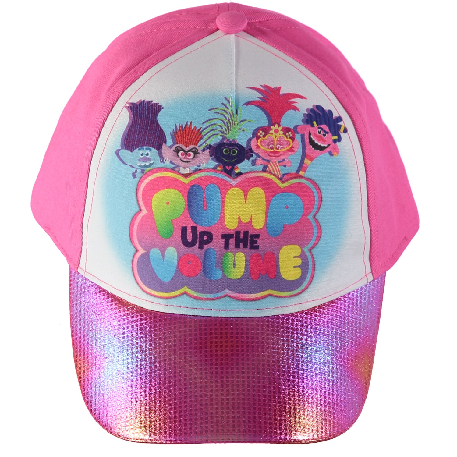 DreamWorks Girls Trolls ''Pump Up The Volume'' Baseball Cap