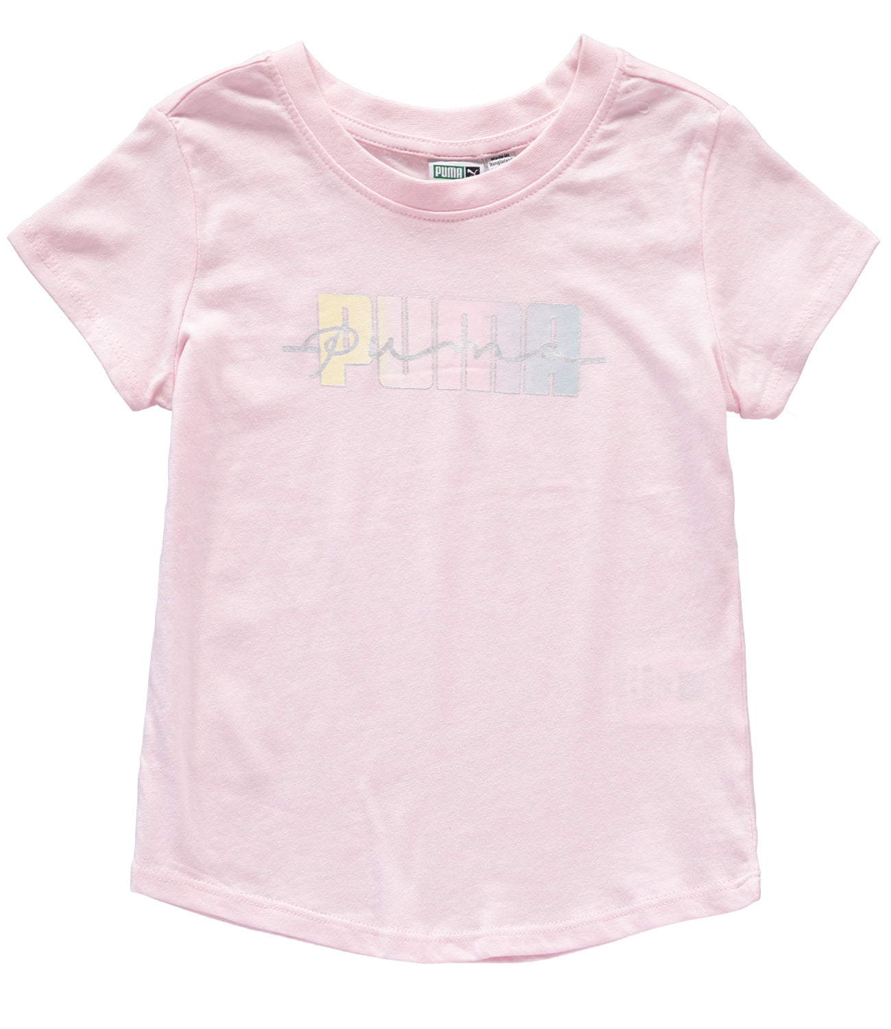 PUMA Girls 2T-4T T-Shirt, Tank and Short 3-Piece Set