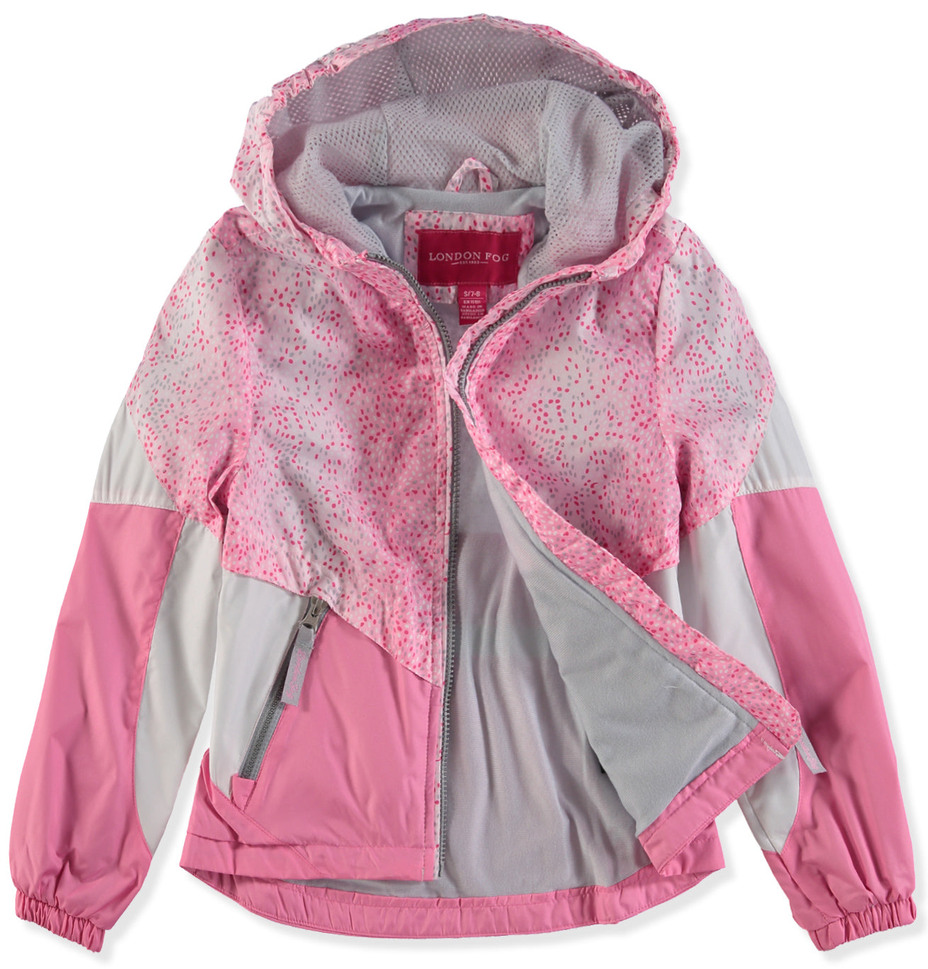 London Fog Girls 7-16 Pieced Spring Jacket