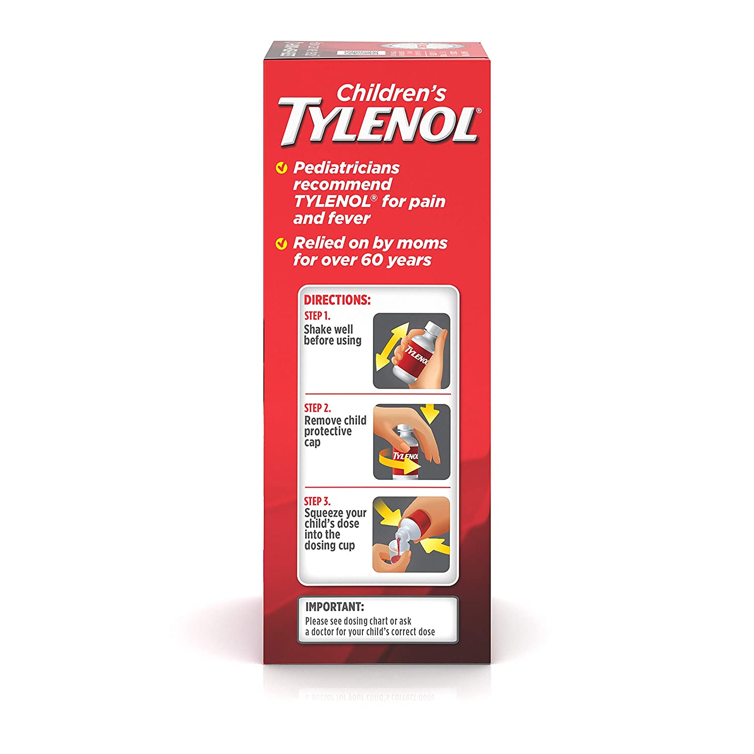 Tylenol Children's Oral Suspension Medicine, Bubble Gum - 4 fl. oz