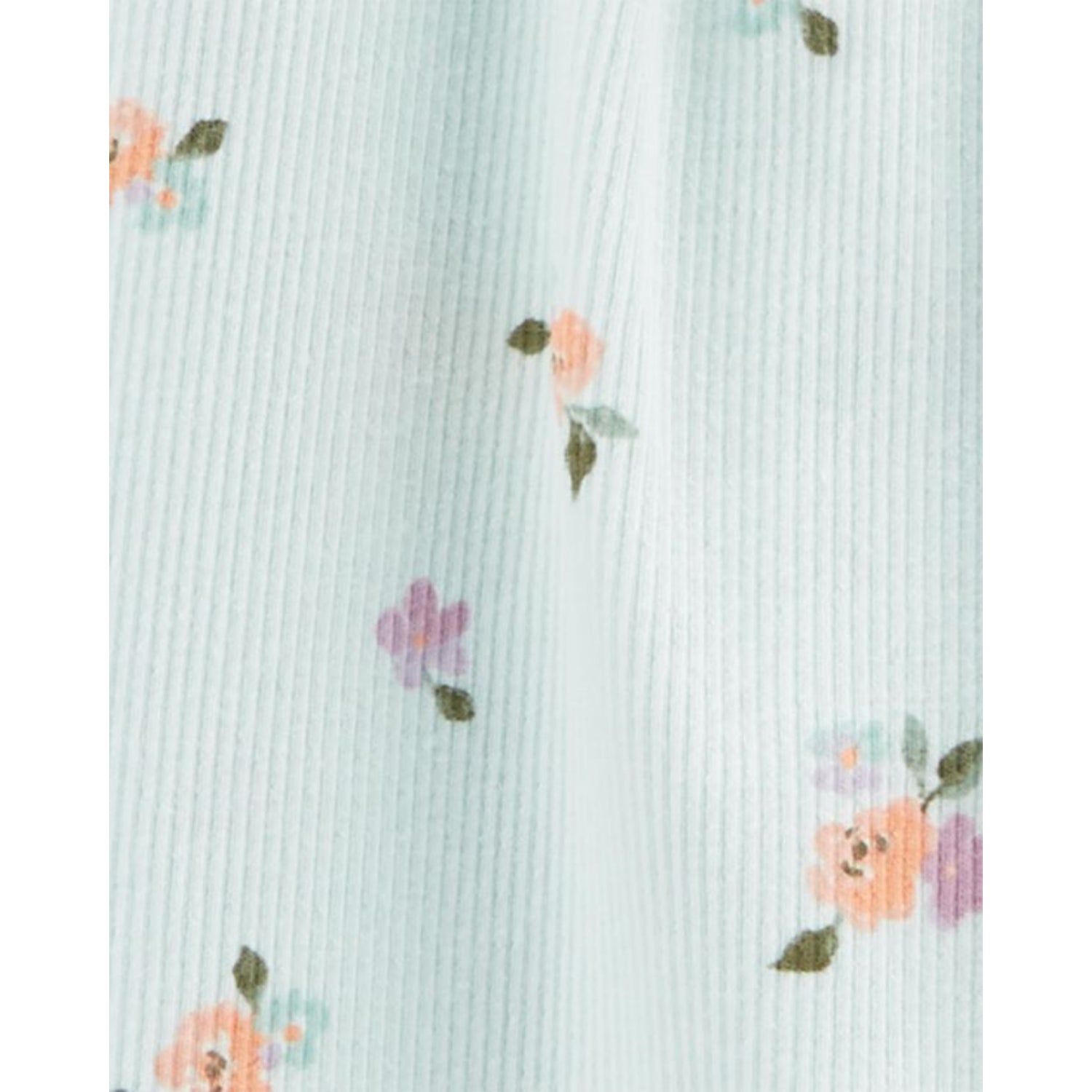 Carters Girls 0-9 Months Floral Snap-Up Footie Sleep & Play