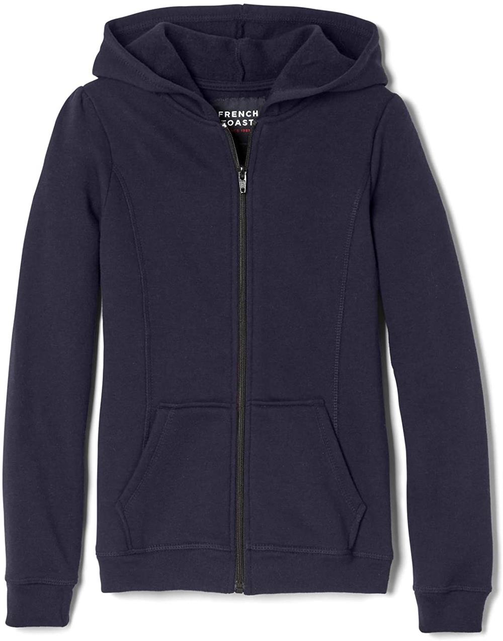 French Toast Zip-Front Fleece Hoodie