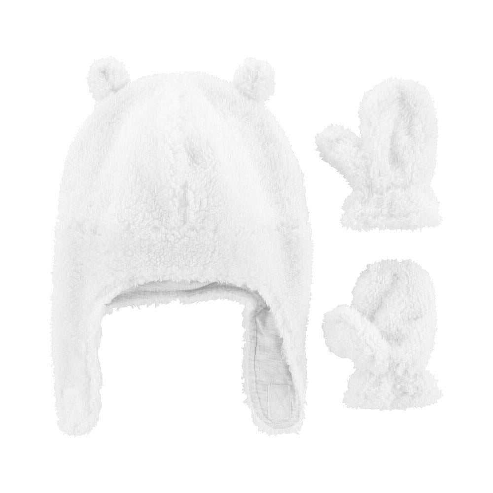 Carters Sherpa Hat Mitten Set