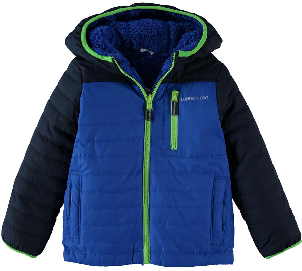 London Fog Boys 4-7 Reversible Colorblock Jacket