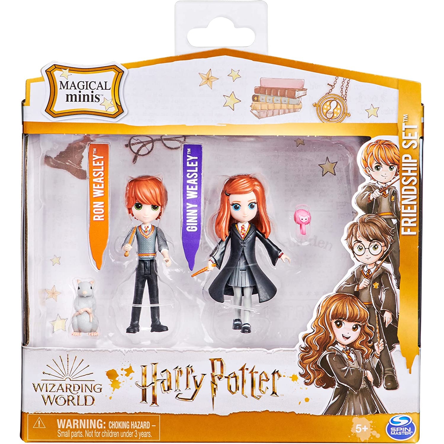 Spin Master Wizarding World, Magical Minis Harry Potter Friendship Set with Creature, Kids Toys for