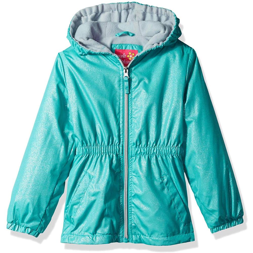 Pink Platinum Girls' 2T-4T Polar Fleece Anorak