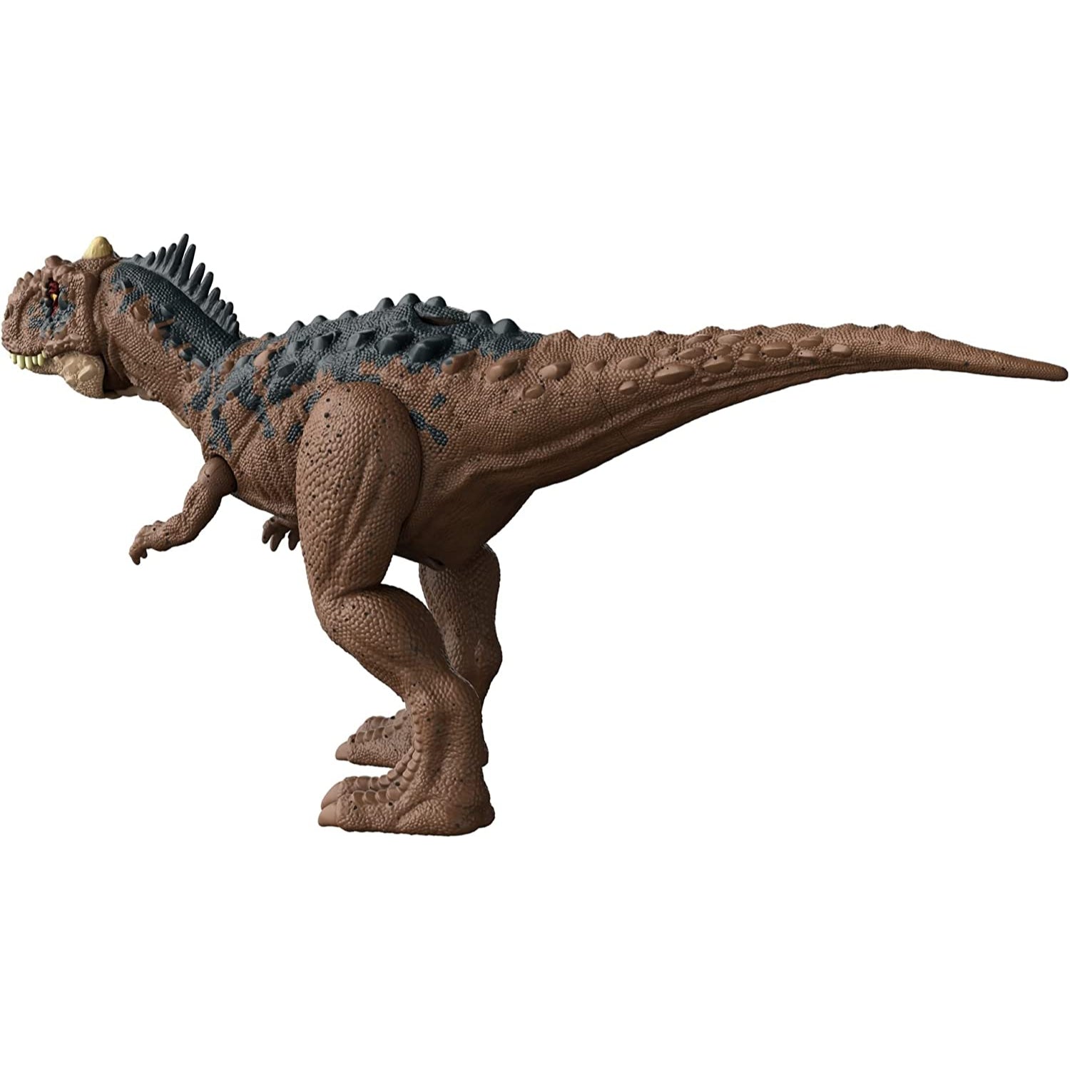 Mattel Jurassic World Dominion Roar Strikers Rajasaurus Dinosaur Action Figure with Roaring Sound an