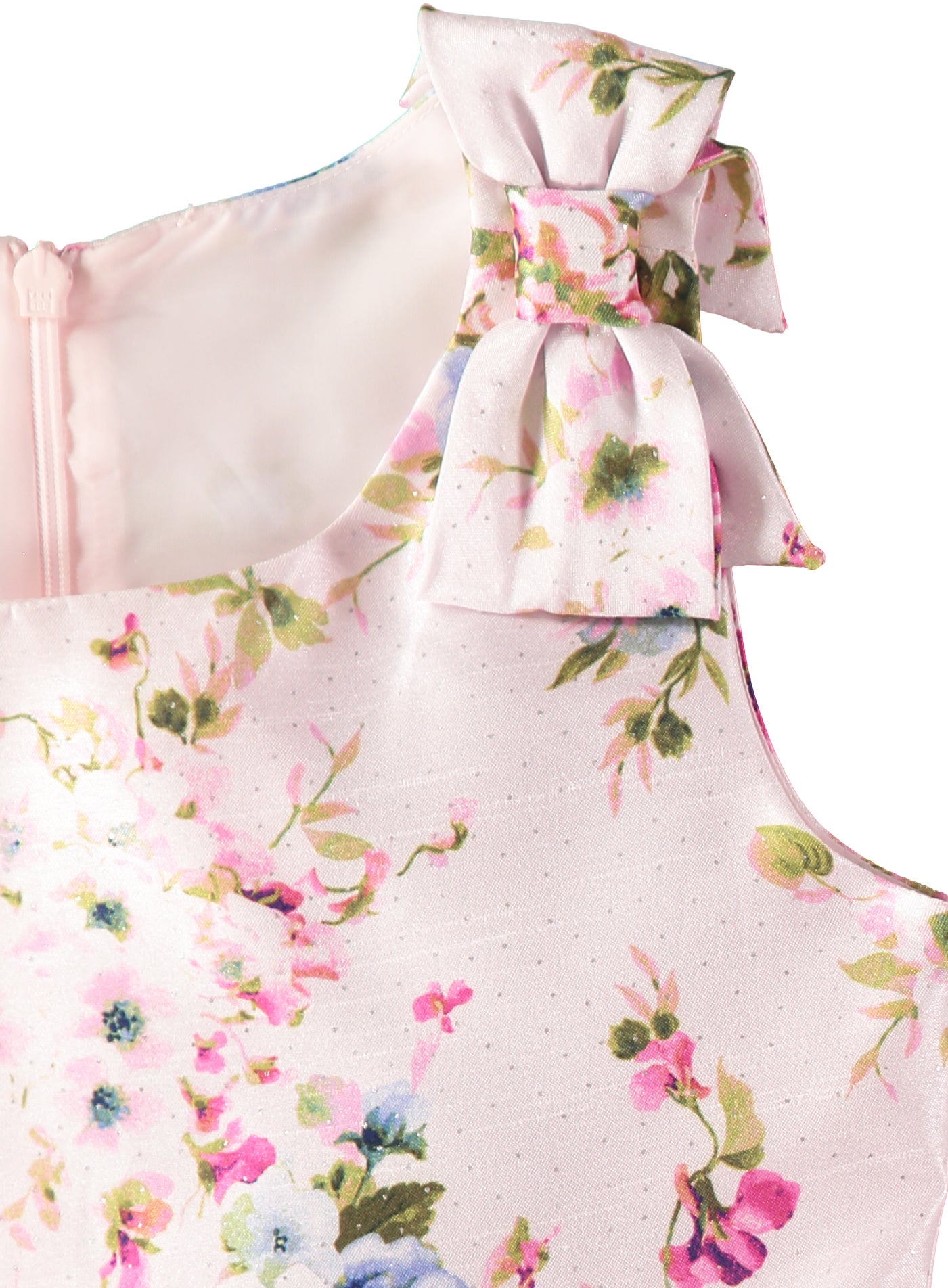 Bonnie Jean Girls 2T-4T Pleated Floral Dress