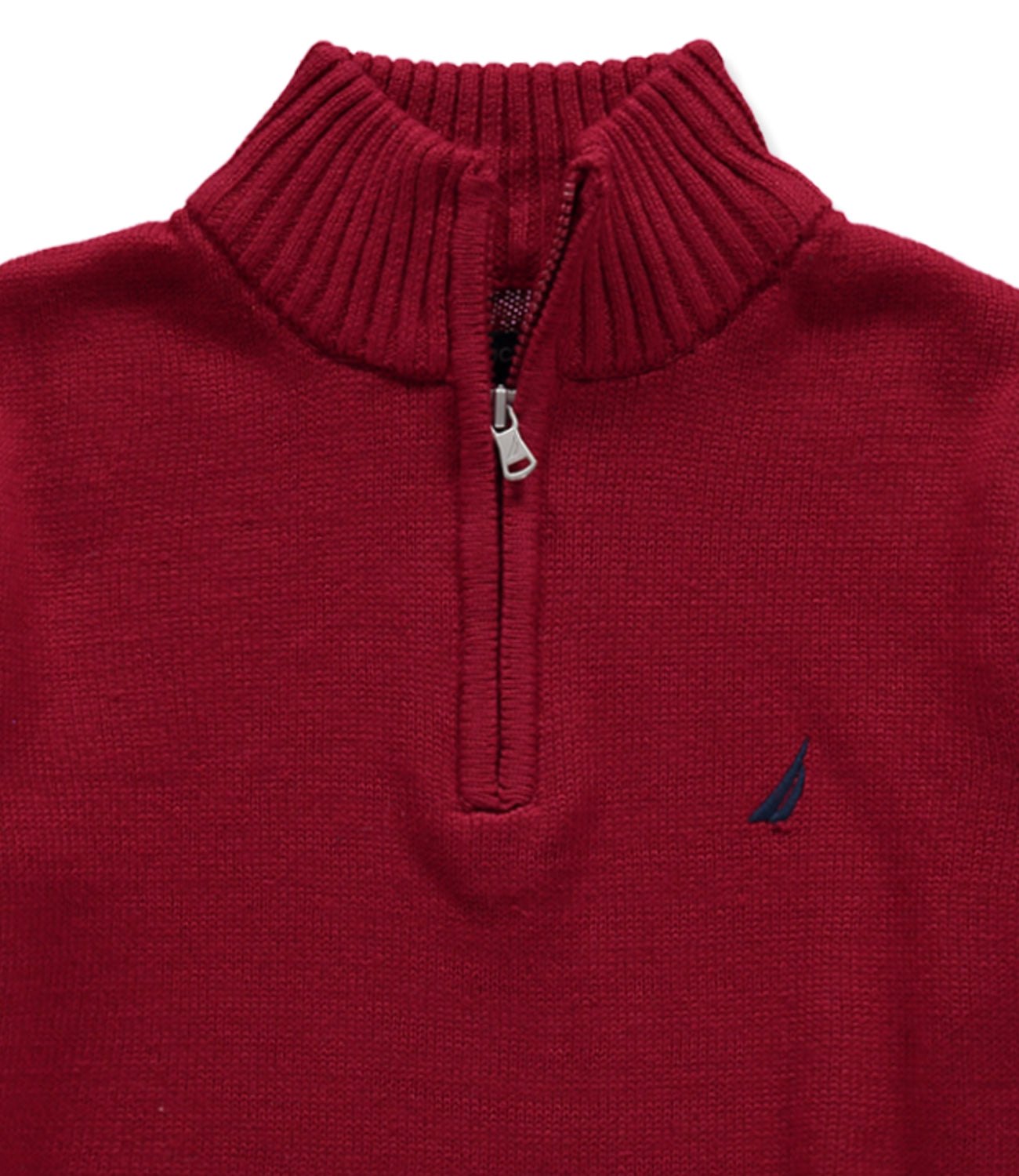 Nautica Boys 8-20 Quarter Zip Pullover Sweater