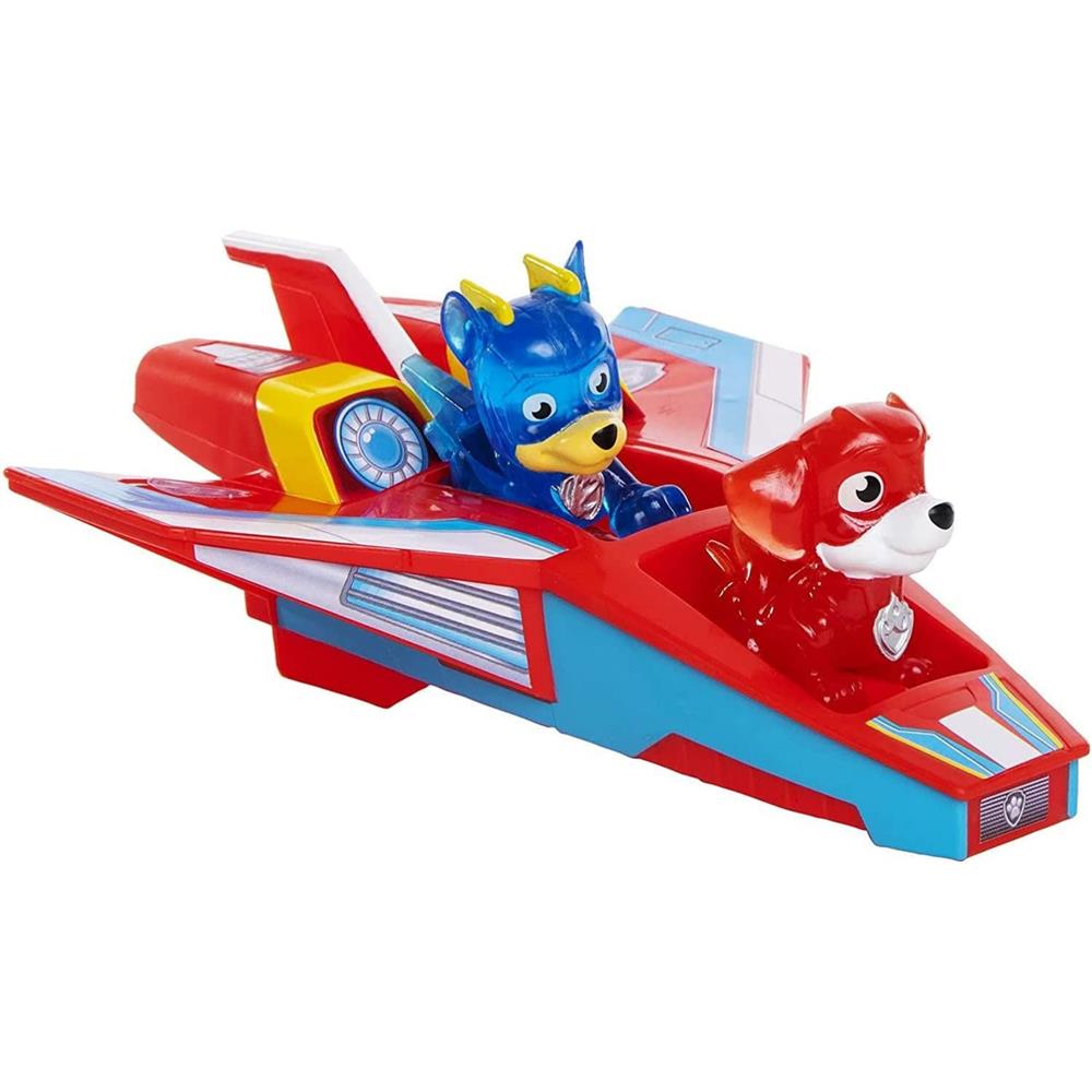 Spin Master Nickelodeon Paw Patrol Mini Jet Playset with Chase and Marshall Included