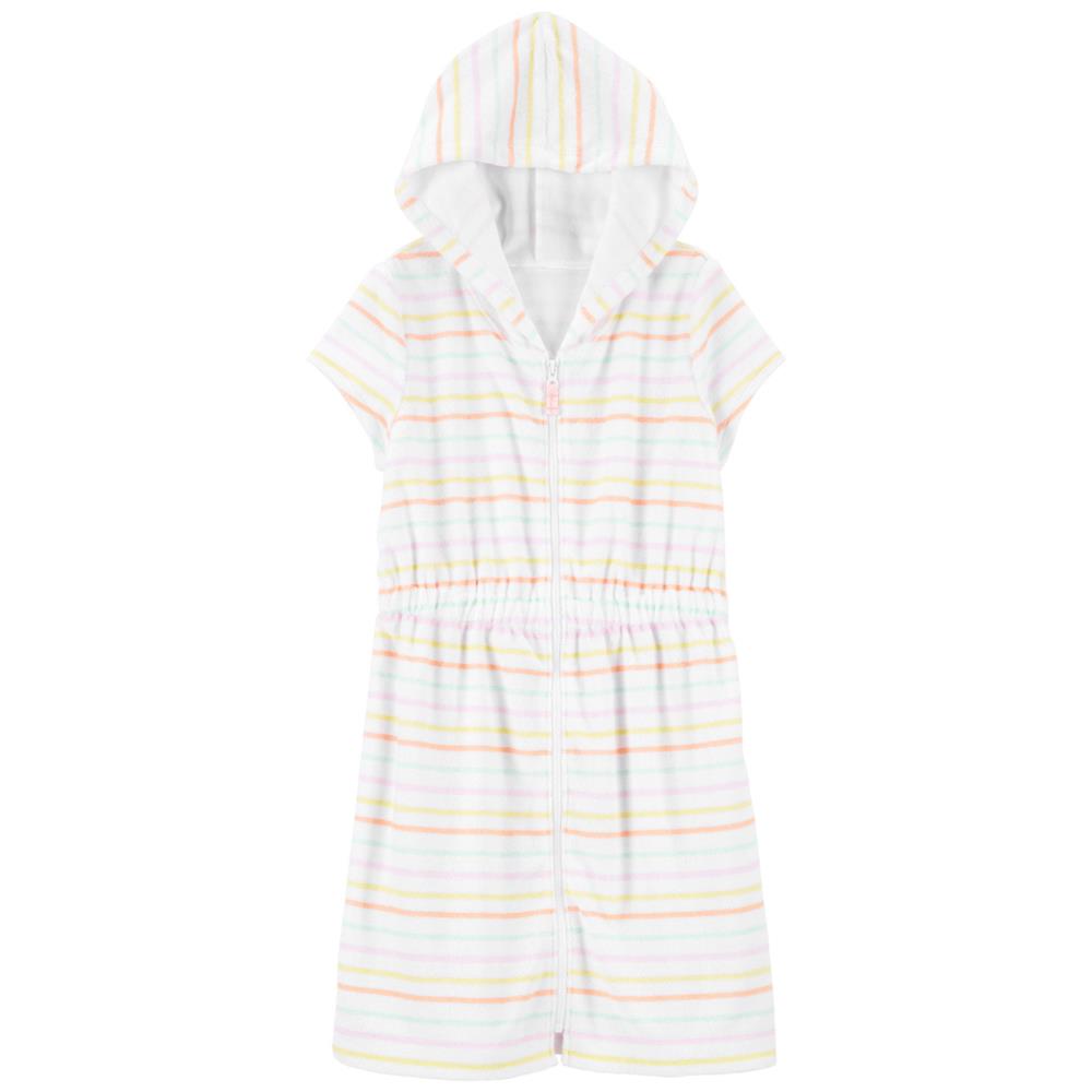 Carters Girls 4-16 Striped Hooded Cover-Up