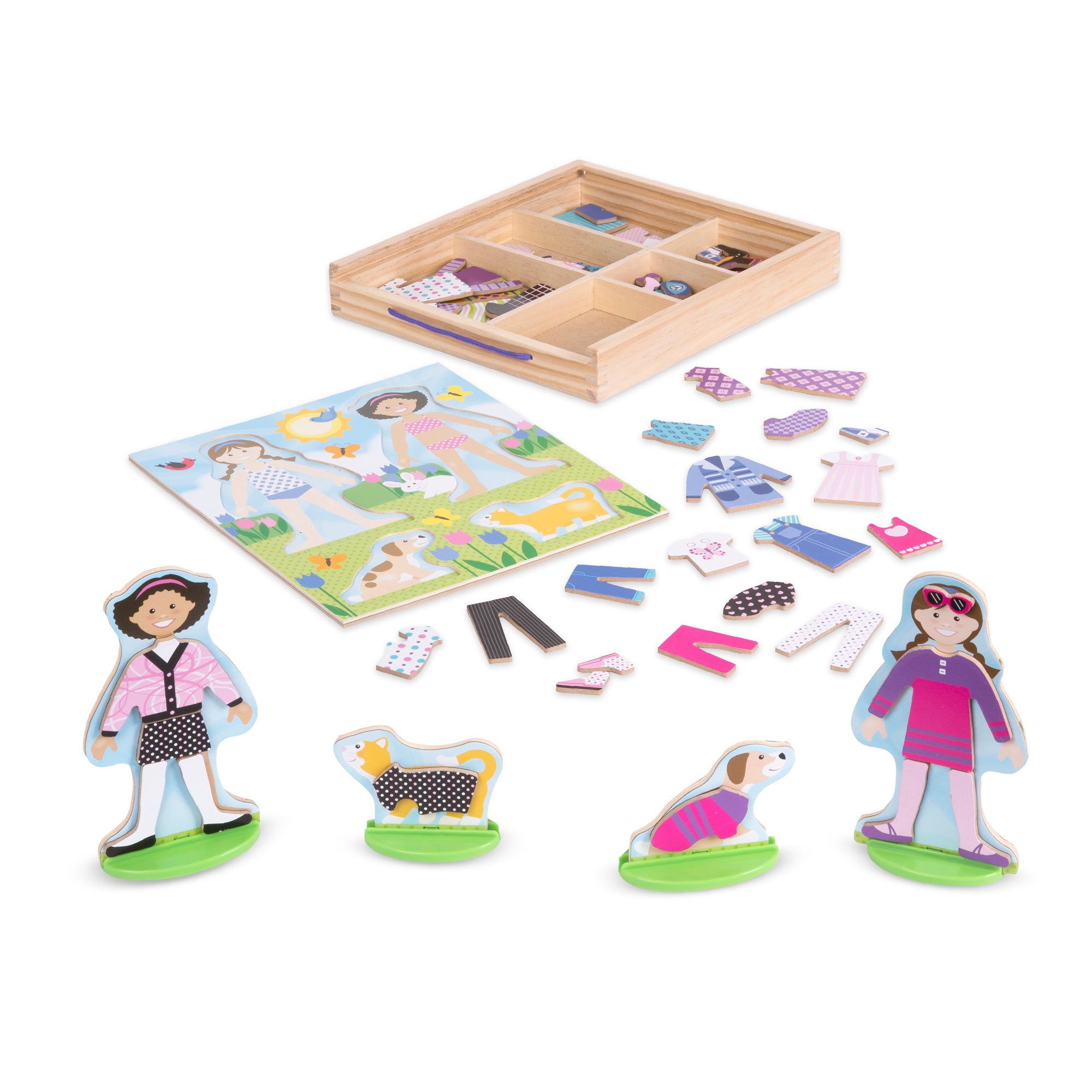 Melissa and Doug Best Friends Magnetic Dress-Up Play Set