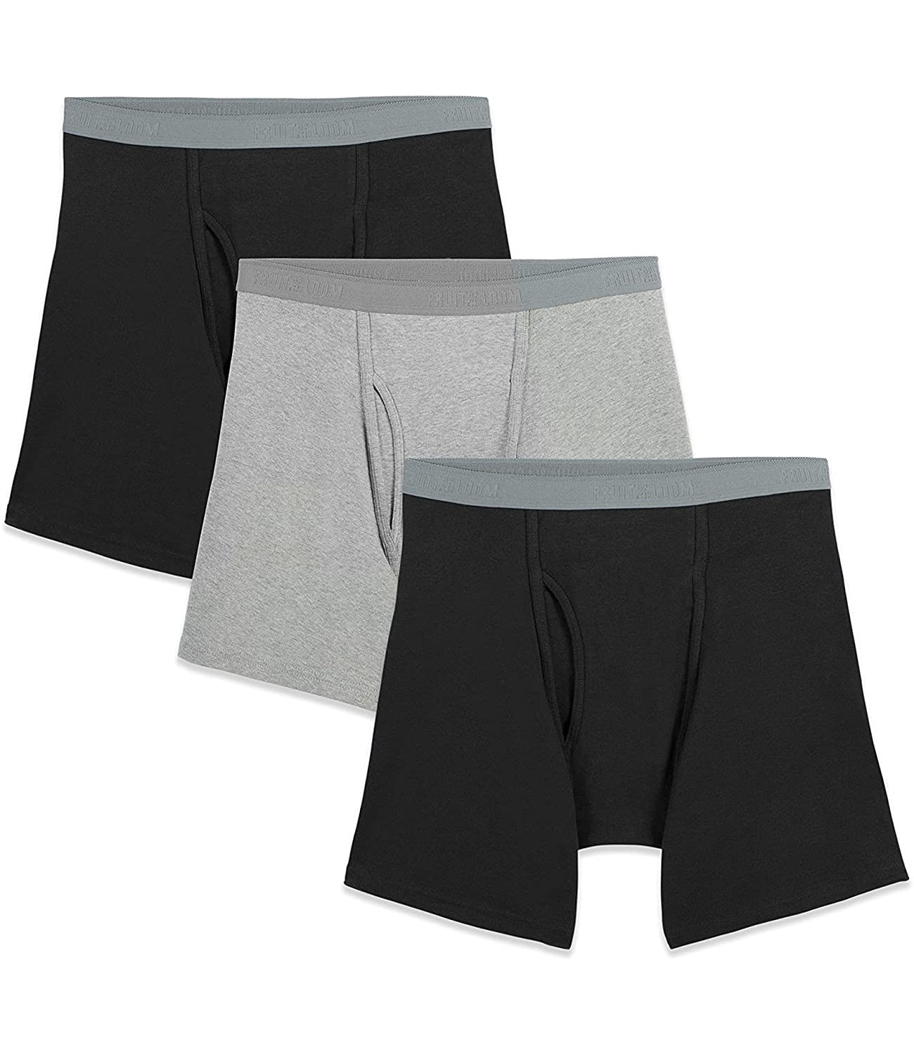 Fruit of the Loom Mens Big Man 3 Pack Knit Underwear