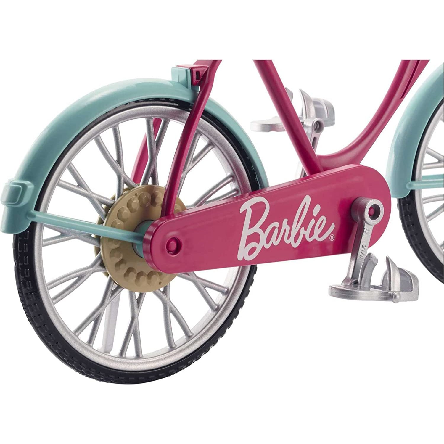 Mattel Barbie Bicycle with Basket of Flowers