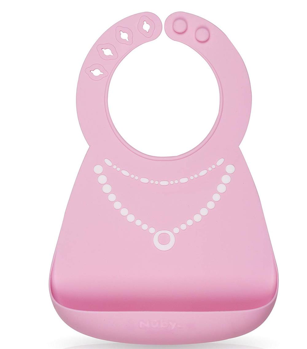 Nuby 3D Silicone Bibs in Dress Up Designs