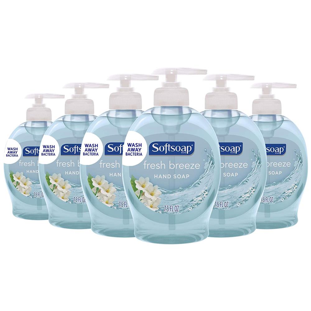 Softsoap Fresh Breeze, 7.5 Fl Oz (6 Pack)