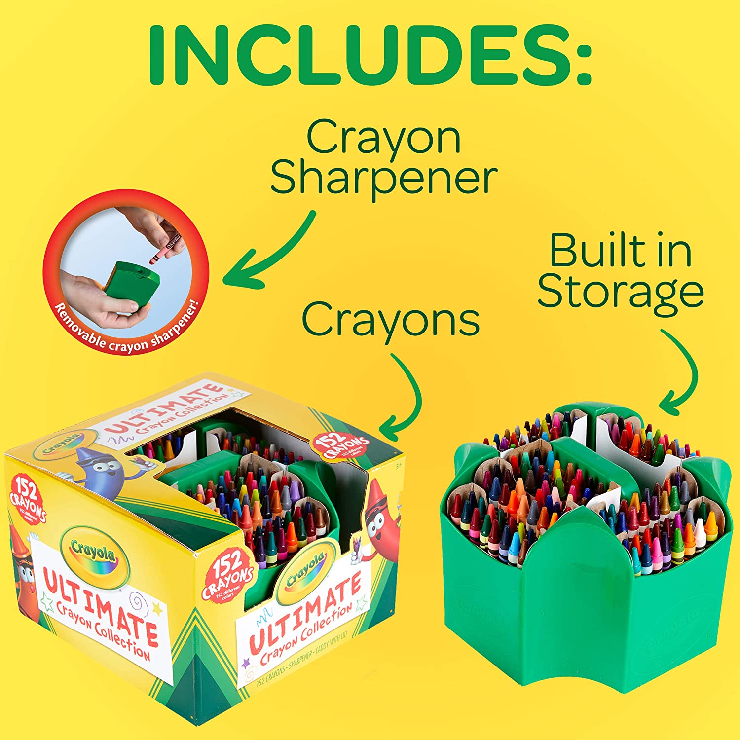 Crayola Ultimate Crayon Case - 152 Piece