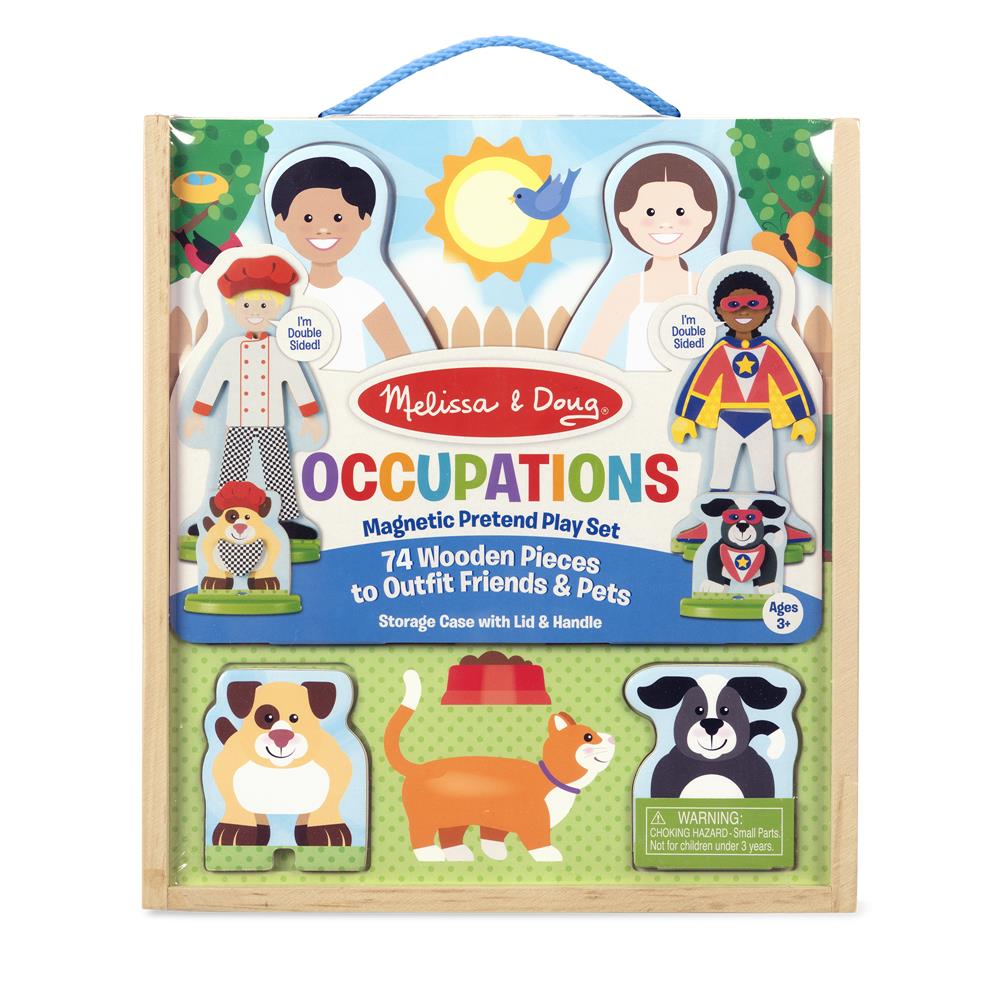 Melissa and Doug Occupations Magnetic Pretend Play Set