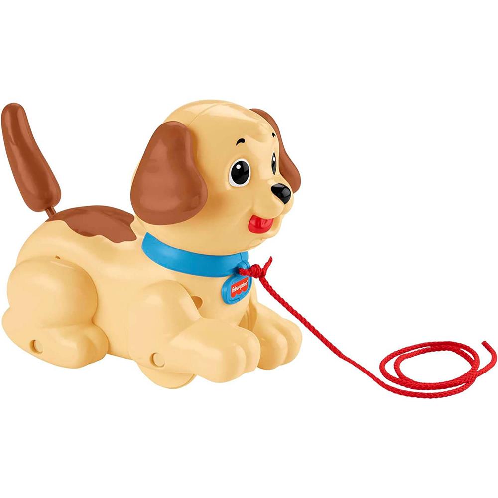 Fisher Price Lil' Snoopy, dog-themed pull toy for walking infants and toddlers